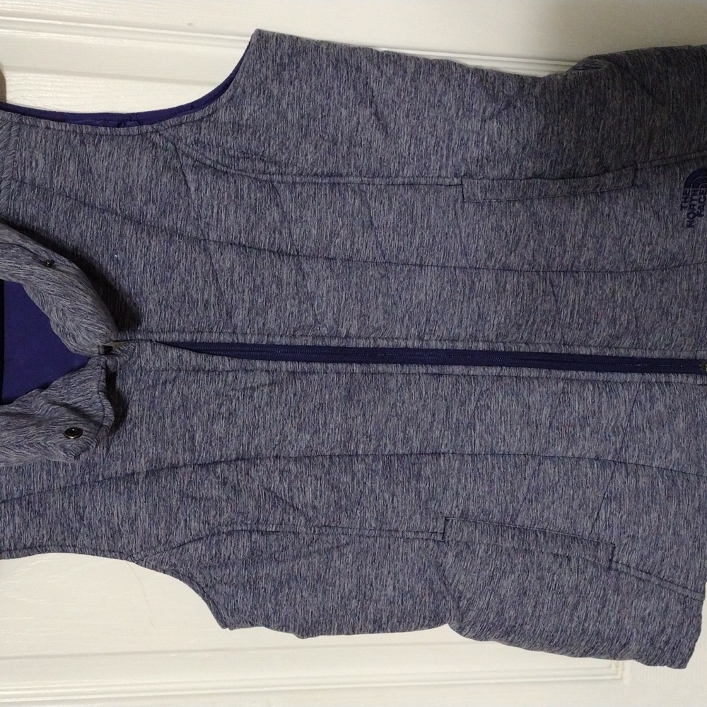 The North Face purple vest